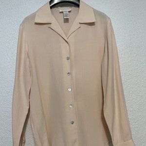 Vintage blush blouse marked 2p